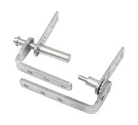 Paire de charnières de porte à double battant en acier inoxydable avec mécanisme de retour automatique, adaptées pour les portes de café, de bar et de salon, quincaillerie en métal pour une