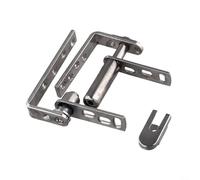 Paire de charnières de porte à fermeture automatique en acier inoxydable avec double action oscillante pour portes de café, bar et salon, matériel robuste pour une utilisation fiable (M)