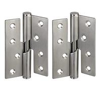 Paire de charnières de porte à soulèvement dégondables droitières 100 mm x 77 mm (droite)