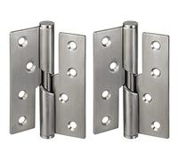 Paire de charnières de porte à soulèvement dégondables gauches 100 mm