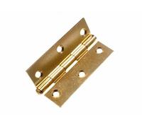 Paire de charnières de porte en laiton plaqué 87 mm