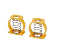 Paire de charnières de vélo à ressort et boucle en C pour cadre de vélo pliable Brompton - Design fendu amélioré pour une connexion sécurisée et une stabilité améliorée pour un pliage et un dépliage