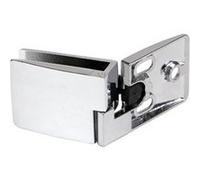 Paire de charnières pour porte en verre chromées épaisseur 4 à 5mm - BLUM - 1205011 X 2 Noir G