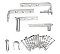 Paire de charnières robustes en acier inoxydable double porte battante avec mécanisme de retour automatique