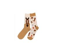 STC - Paire DE Chaussettes Coton Passion Cheval Homme