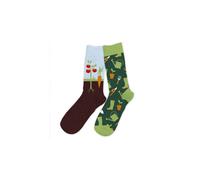 PAIRE DE CHAUSSETTES COTON PASSION JARDIN HOMME 41 Bleu, Turquoise, Ciel, Marine 41