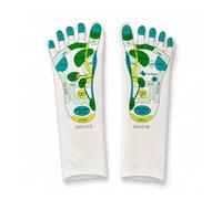 Paire de Chaussettes Hydratantes Réutilisables - Gel Hydratant aux Huiles de Jojoba et Olive, Vitamine E et Lavande - Redonne Douceur et Souplesse aux Pieds - Zone de Massage Réflexologie - Sun & Sia
