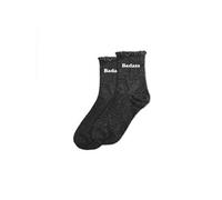 Paire de Chaussettes Noir à Paillettes à Feston Badass