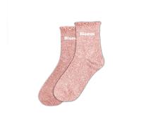 Paire De Chaussettes Paillettes À Feston Bisous Rose