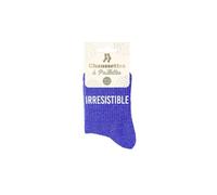 PAIRE DE CHAUSSETTES PAILLETTES IRRESISTIBLE FEMME 39 Bleu, Turquoise, Ciel, Marine 39