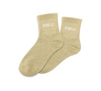 PAIRE DE CHAUSSETTES PAILLETTES REBELLE FEMME 39 Beige, Ivoire, Crème, Écru, Naturel, Taupe 39