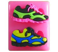 Paire de chaussures de course à pied/running pour cupcakes gâteau moule moule en silicone pour décoration gâteau glaçage sucre Outil de fées Blessings