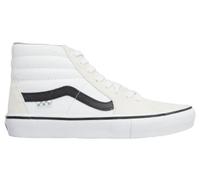 Paire de chaussures vans skate sk8 hi blanc de blanc