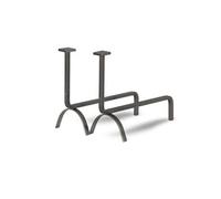 - Paire De Chenets Pastille Carrée