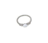 Paire de ciseaux anneaux irréguliers en argent avec zircone texturé et une bague en argent pour femme Rideaux Anneaux en métal, 3-3-1, Métal, Pas de pierre précieuse