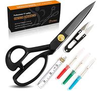 Paire de Ciseaux de Couturier Professionnel de Précision Coupe Fil, Tissus, Scrapbooking, Broderie - Poignées pour Droitier Confortables et Lames Ultra Tranchantes et Aiguisées