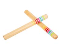 Paire de claves en bois massif