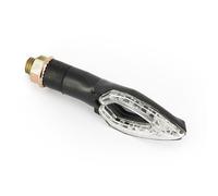 Paire de clignotant LED ovale - noir