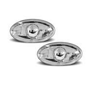 Paire de clignotant repetiteur Peugeot 206 1998 a 2005 chrome-27325910