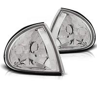 Paire de clignotants avant compatibles avec Honda Crx Del Sol 1992 1993 1994 1995 1996 1997 GV-491 Chromé