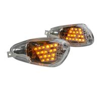 Paire de Clignotants Avant LED Transparent STR8 Homologué Runner Jusqu'À 2003