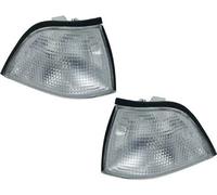 Paire de clignotants blancs pour BMW E36 Berline, Compact et Touring