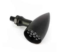 Paire de clignotants LED rond - noir