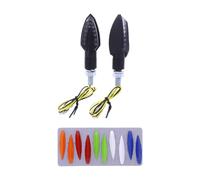 Paire de Clignotants Mini JMP Coque Interchangeable Multicolore LED Tüv Moto
