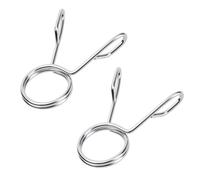 Paire de clips à ressort 25 mm colliers de serrage serrures pour haltères arrêter poids disques fermoirs guidon