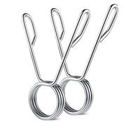 Paire de clips à ressort 50 mm colliers de serrage à ressort pour haltères arrêter poids disques fermoirs guidon