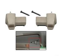 Paire de clips de fixation pour pare-soleil intérieur avant pour Range Rover L322 2003-2012 Maintient l'intégrité du support de visière d'origine