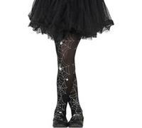 Fiestas Guirca – Paire de collants toiles d'araignée pour fille – Noir 3-6 ans