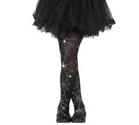 Fiestas Guirca – Paire de collants toiles d'araignée pour fille – Noir 3-6 ans