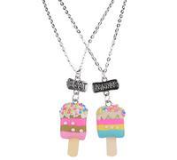 Paire de colliers d'amitié Best Friends avec pendentifs, Plastique,