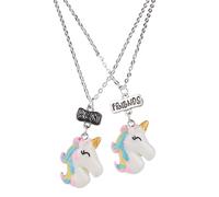 Paire de colliers d'amitié Best Friends avec pendentifs, Plastique,