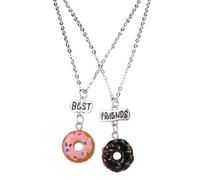 Paire de colliers d'amitié Best Friends avec pendentifs, Plastique,