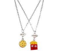 Paire de colliers d'amitié Best Friends avec pendentifs, Plastique,