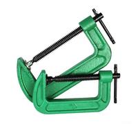 Paire de colliers de serrage en acier en forme de C de 10,2 cm avec dégagement rapide antidérapant et poignée ergonomique pour usage industriel