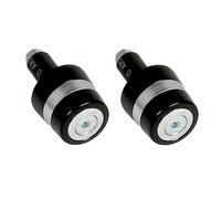 Paire de contrepoids Accossato avec insert coloré argenté pour haltères avec trou intérieur Ø de 12 mm à 20 mm pour Benelli Tnt 1130 Century Racer de 2011 à 2014 (CC 1130)