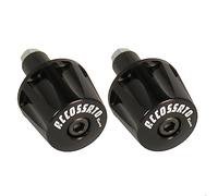 Paire de contrepoids Accossato noir pour guidon avec trou intérieur Ø de 12 mm à 20 mm pour Yamaha R1 de 1998 à 2019 (CC 1000)