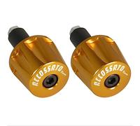 Paire de contrepoids Accossato or pour haltères avec trou intérieur Ø de 12 mm à 20 mm pour Aprilia Tuono de 2006 à 2009 (CC 1000)