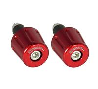 Paire de contrepoids Accossato rouges pour haltères avec trou intérieur Ø de 12 mm à 20 mm pour Benelli Tnt 1130 Century Racer de 2011 à 2014 (CC 1130)