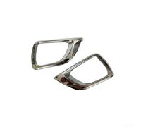 Paire de coques de feux de brouillard pour Nissan Navara NP300 2014-2019 - ABS de rechange pour cadre de lampe gauche et droite Argenté 62257-5JG0A