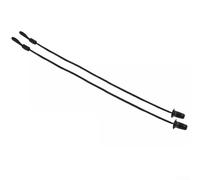 Paire de cordes d'étagère de coffre compatible OEM pour Skoda Fabia 2014-2021 - Cordon de rétention d'étagère de coffre 6V6863634 - Matériau ABS