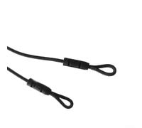 Paire de cordes d'étagère de colis pour Toyota Aygo 2014-2017 - Remplacement par OEM 64367-0H010-B0 - Sangle de crochet de coffre en ABS noir - Empêche l'affaissement de l'étagère - Facile à installer