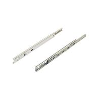 Paire de coulisses à billes KA 1730 HETTICH - Rainure 17 mm - L.380 mm - Acier zingué - Pour tiroir 250 à 390 mm - 71836 Zingué G