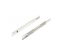 Paire de coulisses à billes KA 270 HETTICH - Rainure 27 mm - L.550 mm - Pour tiroir 350 à 550 mm - 25156
