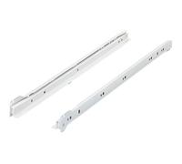 Coulisses à galets FR 402 - charge 25 kg - L 300 mm - Blanc HETTICH