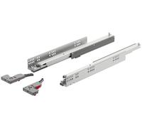 Generique Coulisses sous tiroir Matrix 400 mm – Paire avec amortisseur et 2 attaches 433.03.653