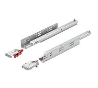 Paire de coulisses Matrix 450mm avec amortisseur + 2 attaches - 433.03.185